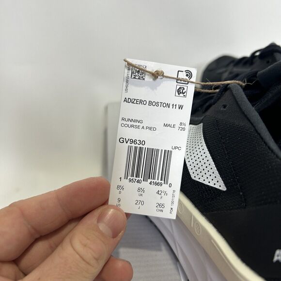 Adidas Adizero Boston 11 Marathon Shoes “Black Sail” 2024